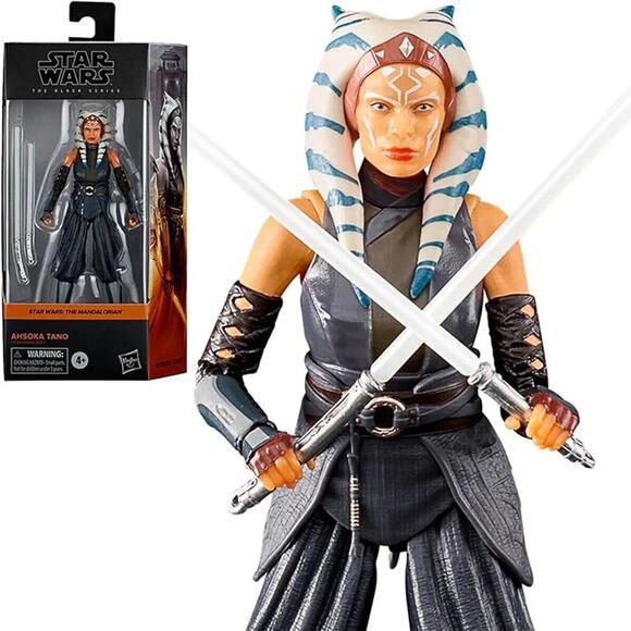 New W DEFECT Hasbro Star Wars Ahsoka Tano Mandalorian 6-Inch Action Figure - Picture 1 of 6